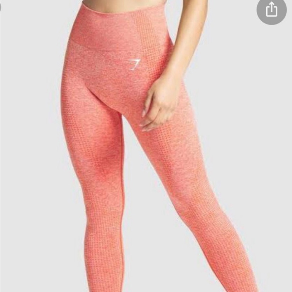 Orange marl Gymshark Vital Leggings